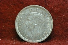 Great Britain, 1943 3 Pence, KM848, silver, About UNC,          5-21*