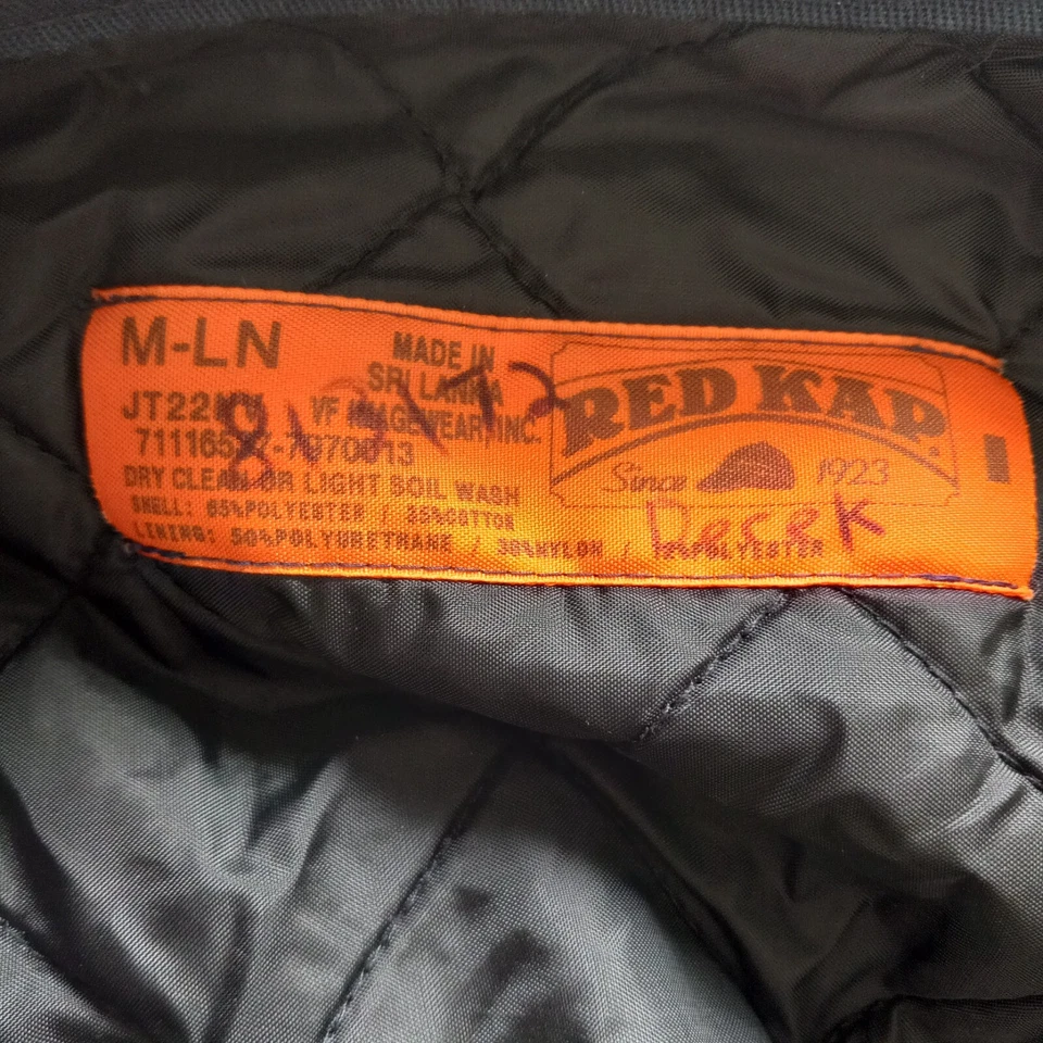 Red Kap Work Jacket Men's Size M-LN Blue Universal Technical Institute Pockets - Image 4 of 4
