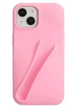 Pink Lip Gloss Phone Case for iPhone 15pro MaxWomen Girls Protective Silicone