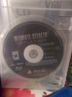 ULTIMATE STEALTH TRIPLE PACK~2015 VG/C PLAYSTATION 3 PS3 GAME~RATED M~DISC ONLY