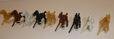 Bergen Lido Lot of 9 VTG Hard Plastic Horses Made in USA 3