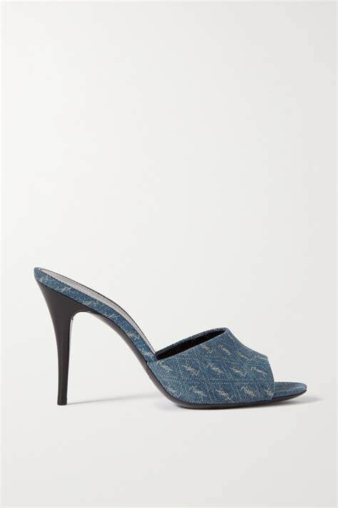 美品 SAINT LAURENT 24SS ローファー YSLロゴ 38.5 ウィメンズ ローファー | サンローラン | YSL