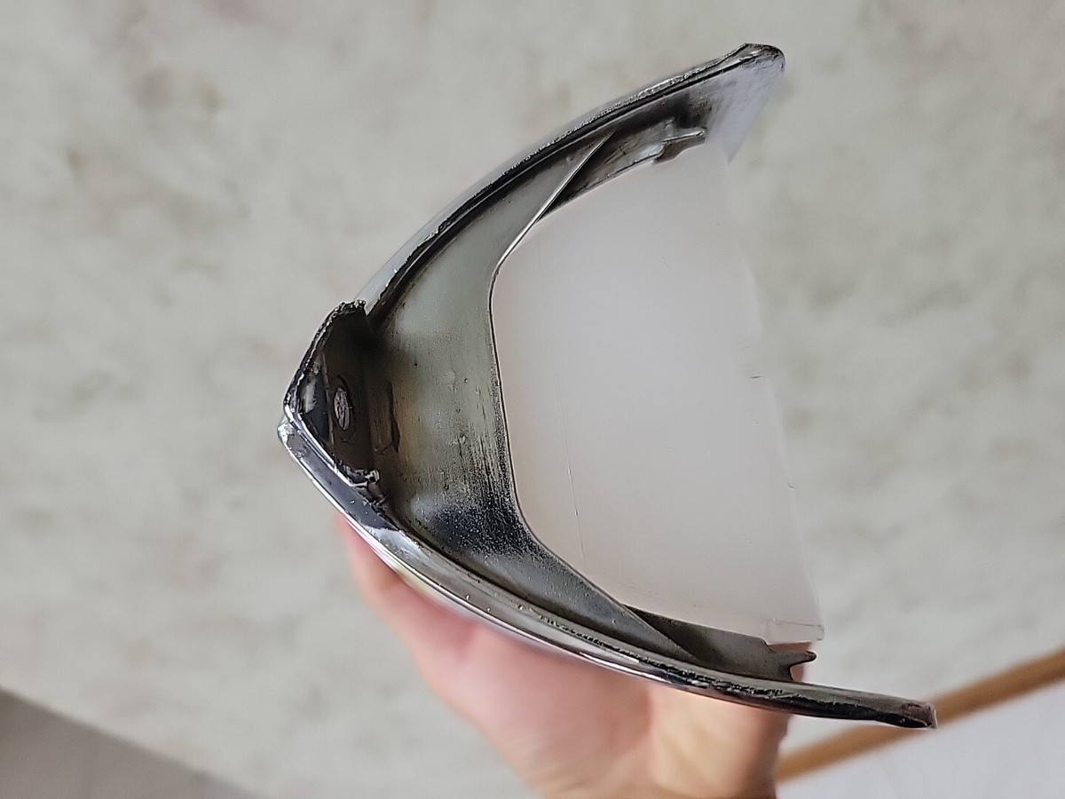 RARE 1967 Chevy Impala LH Fender Corner Park Light W/Chrome Bezel