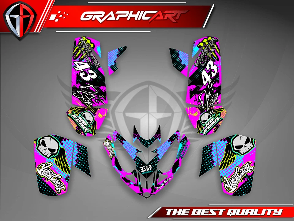 Kit Gráficos para POLARIS PREDATOR 500 (TODOS LOS AÑOS) Foto 2 de 4