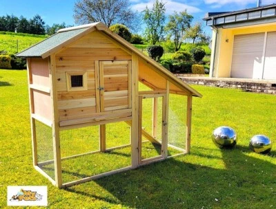 MYPETS® Hasenstall CROSSI XXL Kleintiergehege Kaninchenstall Käfig Hase Stall Gehege