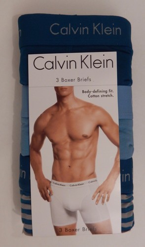 3 CALVIN KLEIN PARA HOMBRE 95% ALGODÓN ELÁSTICOS BLANCO AZUL CALZONCILLOS TALLAS: S M L XL - Imagen 42 de 56