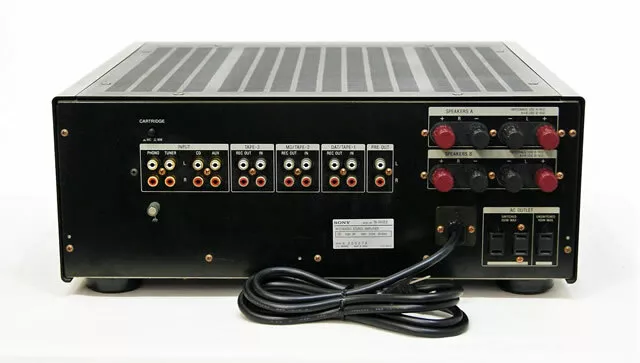 SONY TA-FA5ES Integrated Stereo Amplifier Amp Black Used from Japan