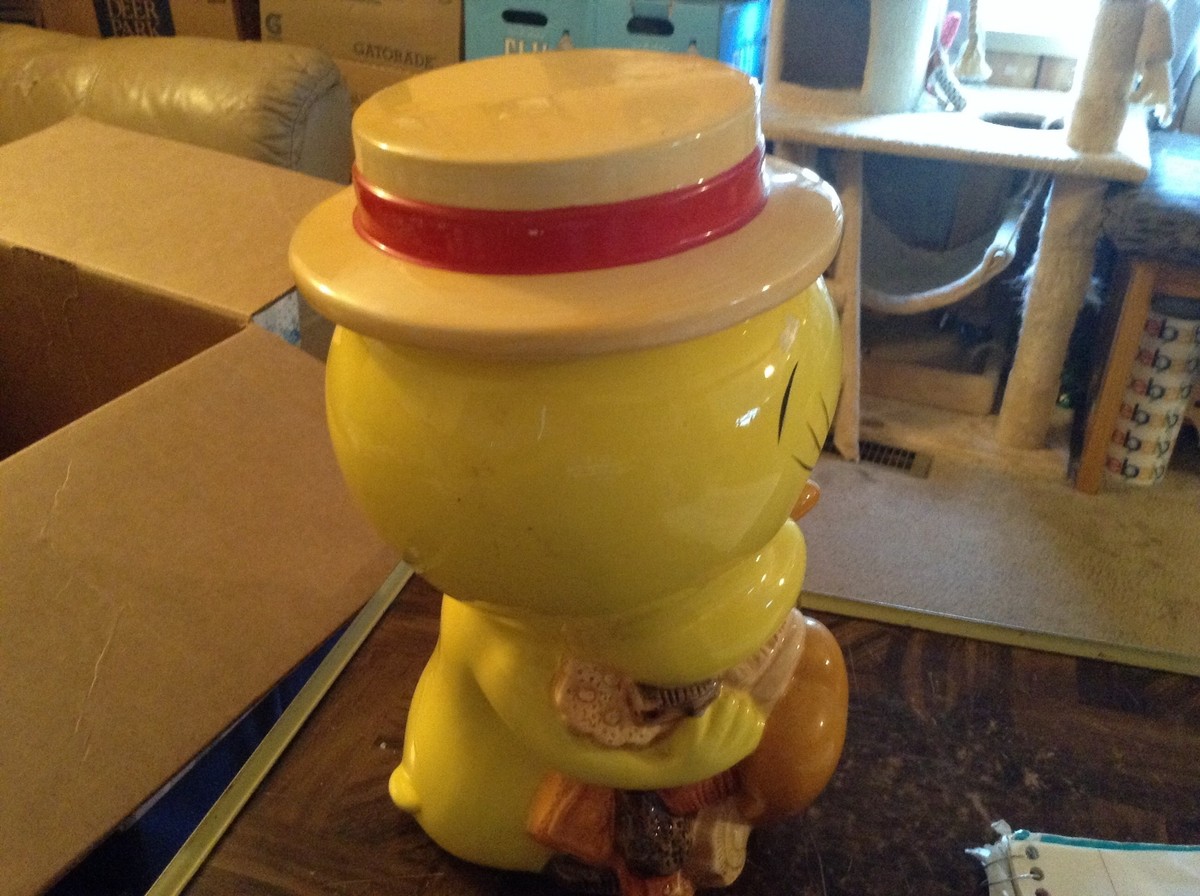 Tweety bird ceramic cookie jar warner brothers 1993 | eBay