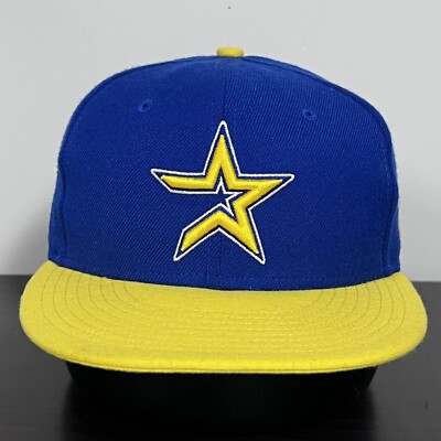 Houston Astros Hat Cap SIZE 7 1/4 New Era 59Fifty 100% Wool Houston Astros Hat Cap SIZE 7 1/4 New Era 59Fifty 100% Wool
