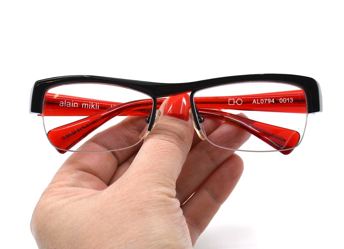alain mikli 2186 レッド（Col 2190 Hand Made） Alain Mikli 3166 Eyeglasses