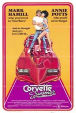CORVETTE SUMMER Movie POSTER 27x40 Mark Hamill Annie Potts Eugene Roche Kim