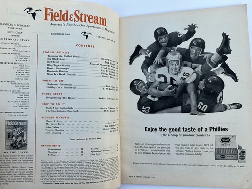 Field & Stream Magazine December 1962 Bing Crosby Christmas Pheasants - Picture 4 of 9