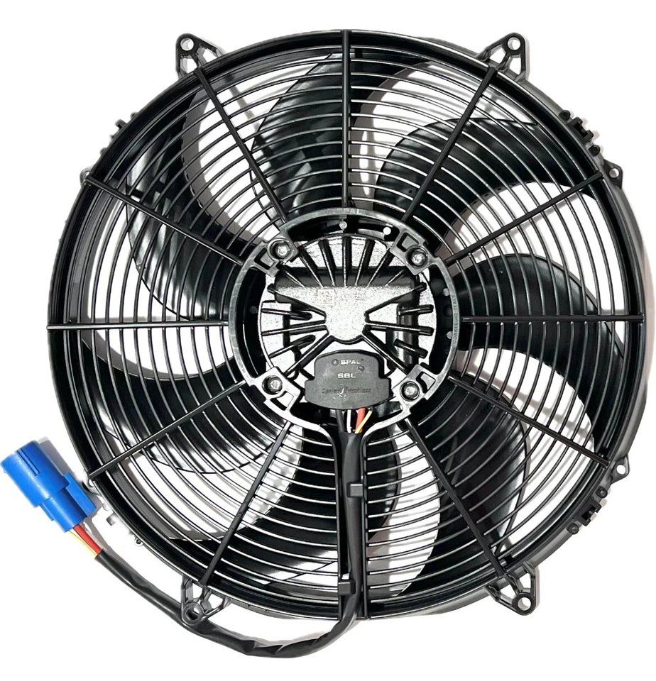 SPAL 30107328 16" 12 Volt SBL Brushless 500 Watt Flush Mount 2433 cfm 42 Amp - Image 2 of 4