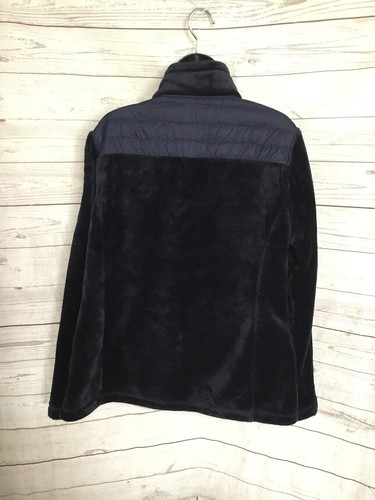 32 Degrees Heat Women’s Jacket Puffer Down Faux Fur Trim Navy Size L - Picture 4 of 7