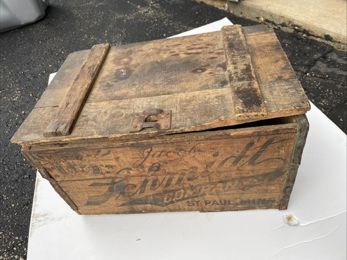 JACOB SCHMIDT BREWING COMPANY ST PAUL MINNESOTA - VINTAGE CRATE - Picture 2 of 10