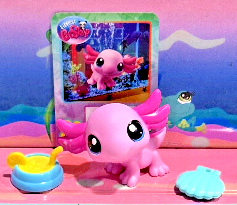 Lot De 16 Accessoires Littlest Pet Shop – Pour Chats, Tenue Rose LPS, Authentique Hasbro