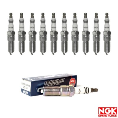 New Set of 10 NGK Iridium IX Spark Plug for Dodge Viper/ SRT Viper 8.4L V10