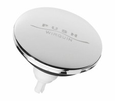 NEW Push Wirquin Bath Pop Up Plug 64mm Click Clack *All Dimensions In Advert*