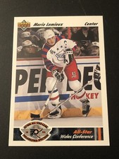 1991-92 Upper Deck All-Star Mario Lemieux #611 HOF