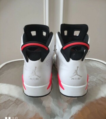 2013 NIKE AIR JORDAN RETRO WHITE INFRARED 23 PACK Size 9.5 384664 Nike Air Jordan 6 Retro White Infrared Size 10 2013 384664  main image 4