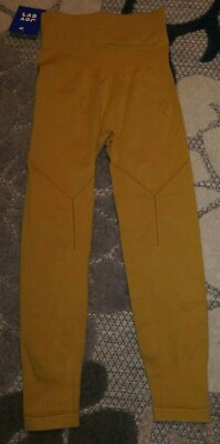 Joy Lab Harvest Gold Size Junior XS High Rise Leggings Designs on legs