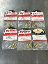 QTY 1 DYNAMIC MODELS BRASS SPUR GEAR 48 PITCH 36 TEETH .125” BORE SLOT CAR