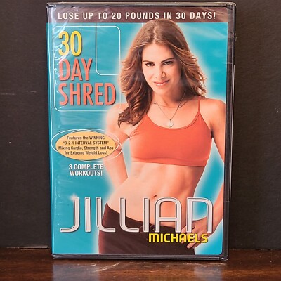 Jillian Michaels: 30 Day Shred (DVD, 2008) Health and fitness Exercise workout