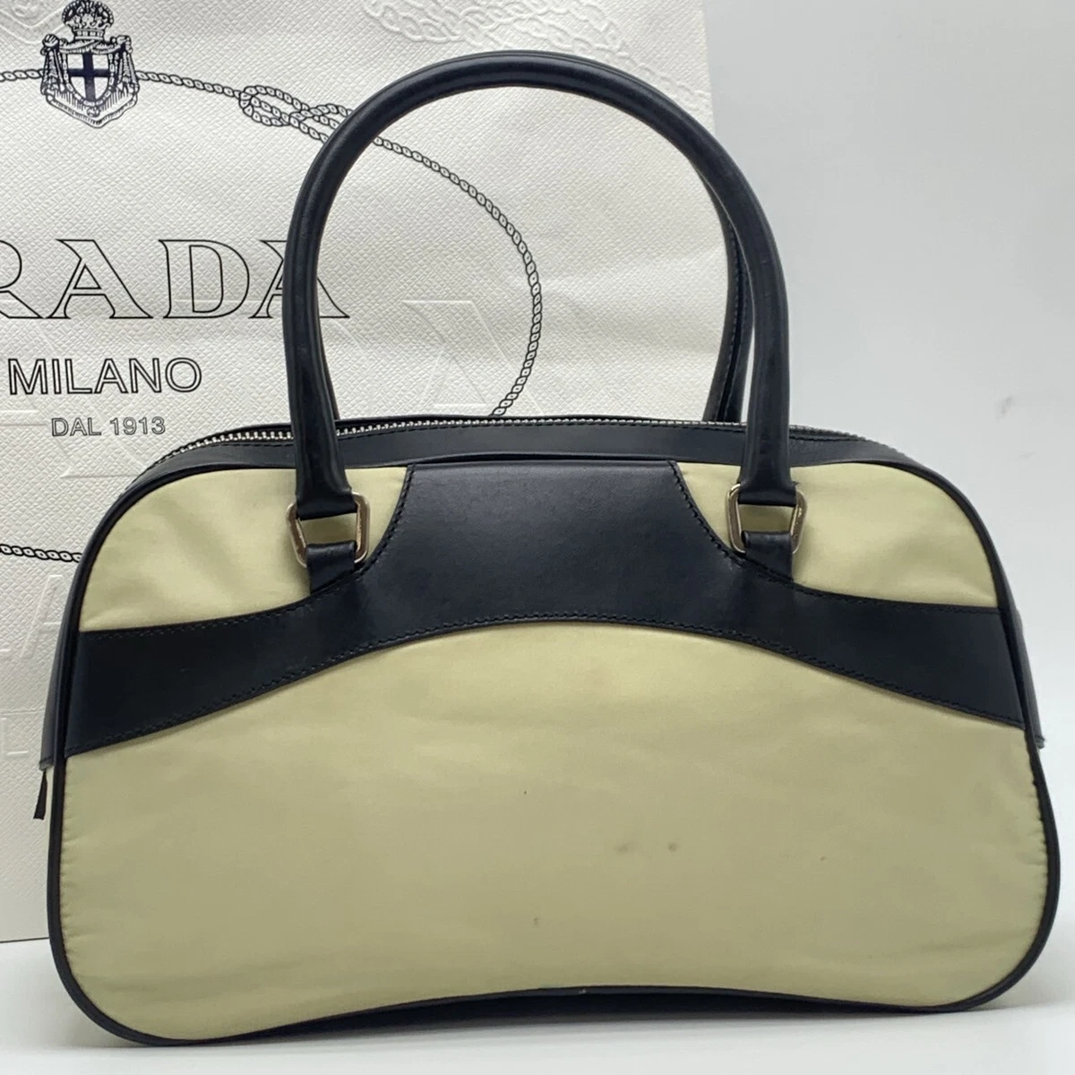 PRADA Bowling Leather Bags & Handbags for Women for sale - eBay
