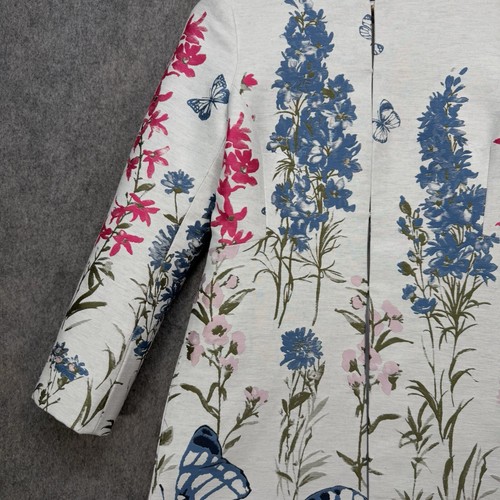 Hobbs Dress Coat Jacket Jennifer Floral Jaquard Floral Butterfly UK 6 RRP £299 - Picture 10 of 18