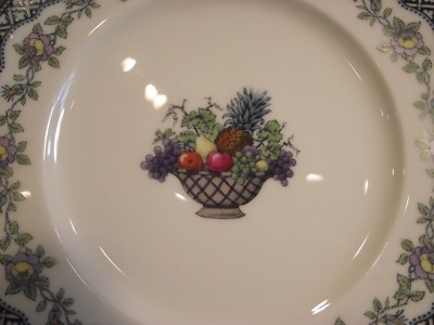 Cauldon China for Tiffany & Co Fruit Basket 9