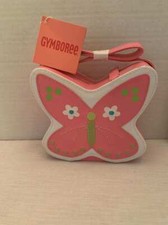 Gymboree Palm Springs Girls Pink Butterfly Embroidered Purse Shoulder Strap NWT