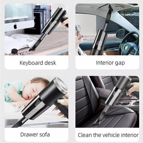 Cordless Handheld Vacuum Home Wireless Cleaner Small Mini Portable Wireless - Foto 8 di 23
