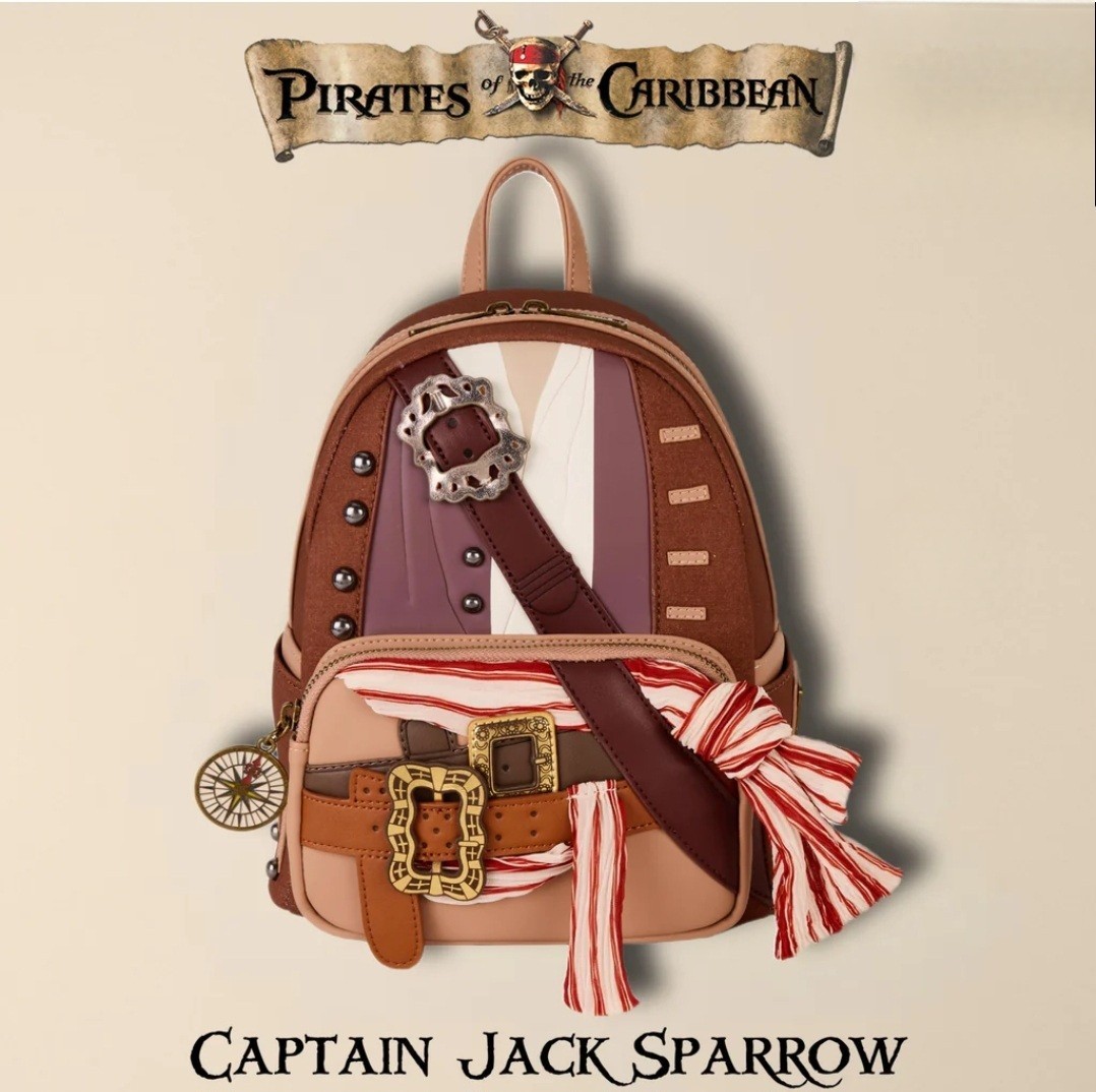 Loungefly Captain Jack Sparrow Mini Backpack | eBay