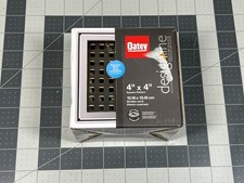 Oatey Designline 4"x 4" Square Shower Drain Stainless Steel Missing Nut