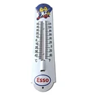 Vintage Esso Gasoline Sign - Service Pump Ad Sign on Porcelain Thermometer