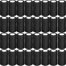 54 Pack Black Self Adhesive Bandage Wrap Bulk 4 Inch X 5 Yards Cohesive Bandage,