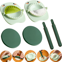 Ravioli Former,2 Sets Mit 4-In-1-Teigformen,Bestehend Aus Teigausstecher Und Nud