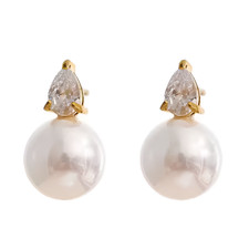 PERFECT AAA++ GENUINE NATURAL WHITE ROUND PEA...