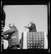 Gloucester Massachusetts Memorial Day 1943 Civic Ceremony Speakers Flag