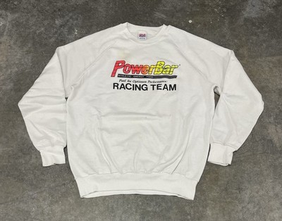VTG Anvil Power Bar Racing Team White Crewneck Pullover Sweater Adult XL