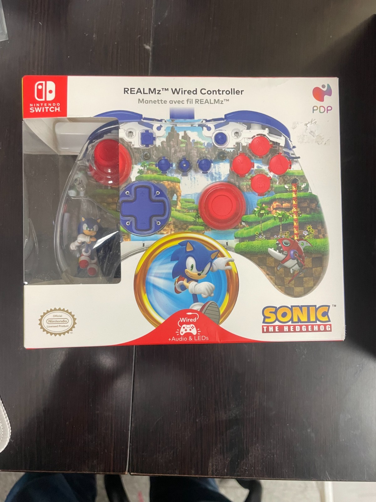 PDP Realmz Wireless Controller for Nintendo Switch/2 - Sonic Green Hill Zone