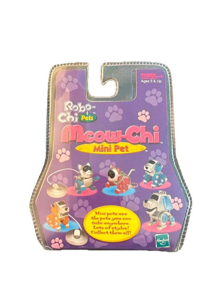 Hasbro Tiger Electronics Robo-Chi Mini Mascotas: Juguete de Cuerda Maullido-Chi 59740 NUEVO EN PAQUETE Foto 2 de 4