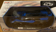 Maisto Bugatti Bolide 1:18 Diecast Special Edition Sport Car Black/Blue