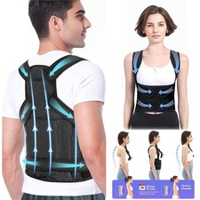 Adjustable Posture Corrector Back Brace Support For Men  Women