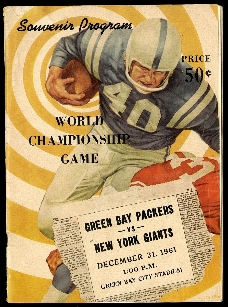 Targa In Latta Vintage 1961 Patriots Vs. Bills - Riproduzione In Metallo 20x30 Cm Per Garage E Man Cave - 4