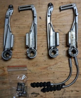 Shimano Deore DX/LX BR-M600 V-Brake Set Front & Rear With Noodles