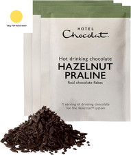 Hazelnut Praline Hot Chocolate Sachets - Luxury Chocolate Flakes - Pack of 20 S