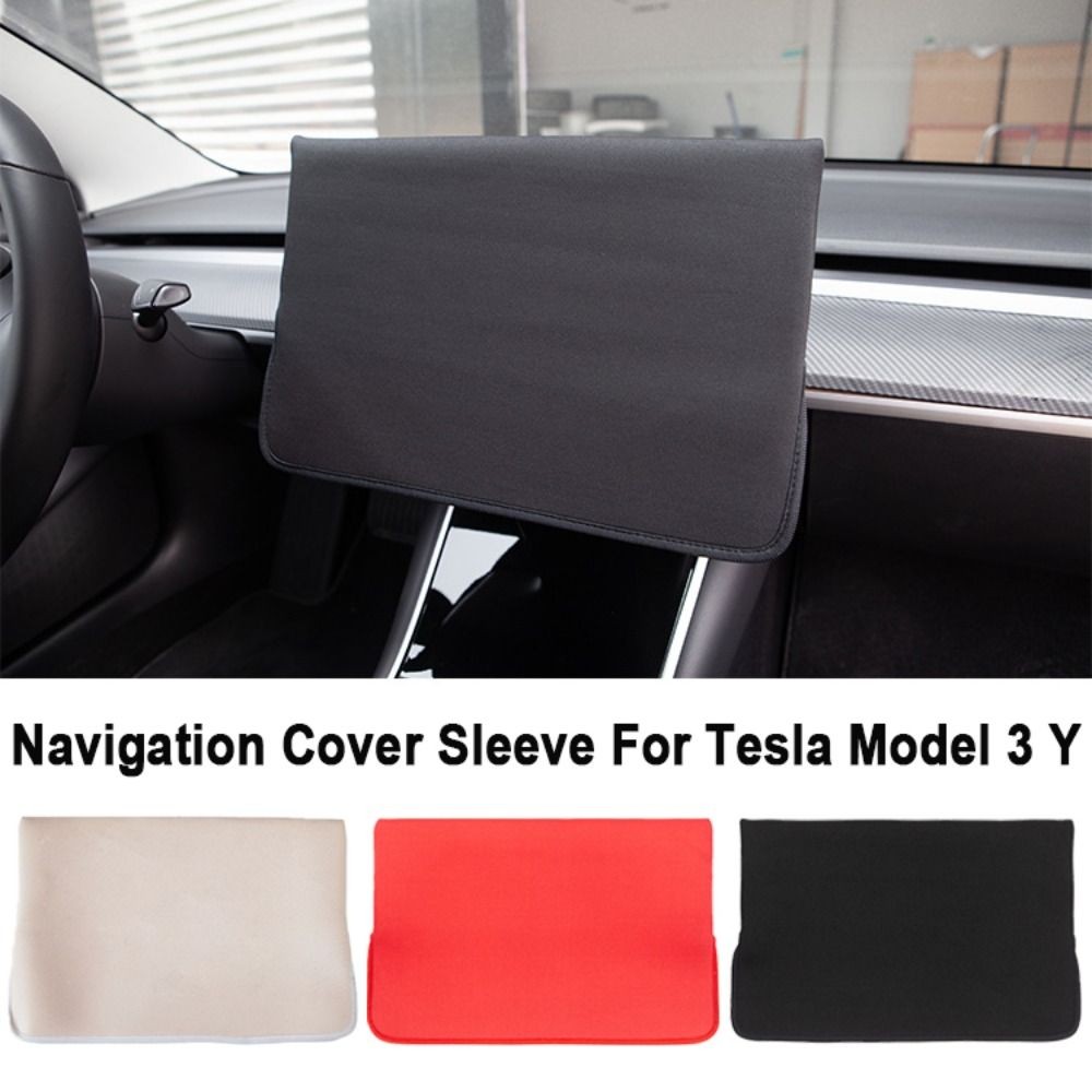 Fabric Screen Protector Waterproof Screen Cover for Tesla Model 3 Y