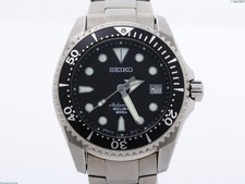[MINT W/BOX] Seiko Prospex SBDC029 6R15-01D0 Date Black Titanium AT Mens Watch