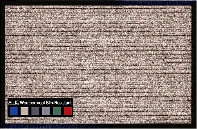 A1HC Indoor Outdoor Floor Welcome Mat 18x30 Inches Non-Slip Durable